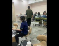 Collab WINY - Foot spa employees try to catch rat