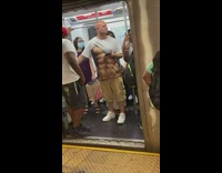 Bald man with ripped body shirt print