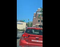Guy honks at student driver