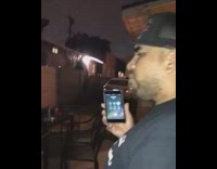Collab BitchMP - Man on phone pretends to be at king taco