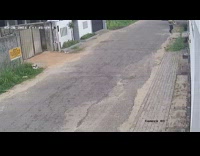 Man throwing newspapers on peoples houses 