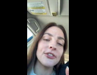 Woman sees strange license plate on car