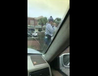 Collab Kook Of The Day - girl grey sweater walking in front of car 