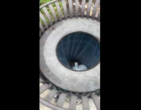 Squirrel in trashcan jump scare