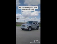 Guy gently brakes mom hits head dashboard 