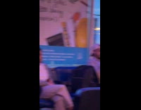 TV reflection looks like pilot in cockpit