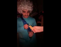 Fake Queen Elizabeth pranked with fake cockroach 