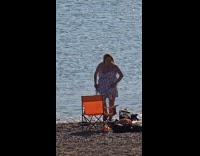 Collab IITW - Two women bikini selfie dance at beach