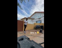 Man hits wall with sledgehammer and breaks