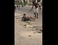 Man Trips and Falls into Stagnant Sewer