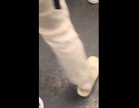 Hot sauce on the floor of train