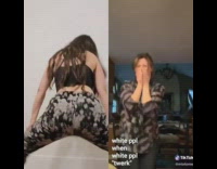 White people when a white girl twerks girls crying parents meme