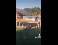 Collab Clips MPUGC2 - Kid being followed by 2 turkeys 