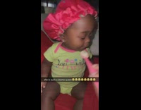 Little baby refuses to eat food from spoon 