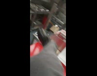 Filmer jumped over the counter to film the number 69