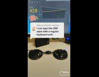 Collab BitchIG2 - Guy types out sequence of words typing test 428