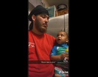 Collab ClipsIG - Toddler tells Block to take a shot 