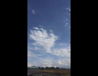 Large plane flies over rooftop patio lands 