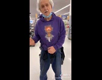 Collab BitchMP - Old guy purple hoodie albert einstein look alike 