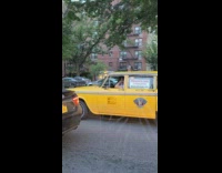 Taxi plays loud music 