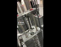 Collab BitchIG2 - Woman using only 5kg weights on gym 