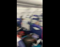 Guy lies about friends birthday on airplane 