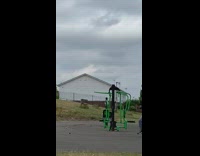 Man Ran from Big Dog then Got Chased