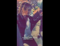 Two girls dance to voice saying wait 