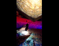 Human skin cells microscopic image with patterns