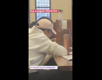 Student brings humidifier into school library