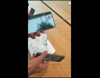 Man Compares Camera of iPhone to Same Brand