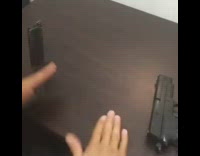 Guy does cup song with gun in Metaverse 