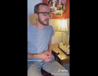 Black jacket guy plays piano with knuckle 