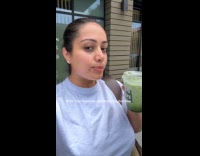 Friend tries matcha for the first time