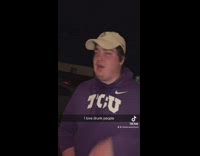 Guy asks drunk purple hoodie guy for his name 