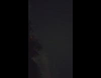 Lightning storm flashing lights thunder night sky