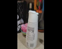 White bottle lid moves on its own 