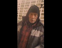 Random man on the street raps for money for coffee