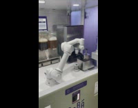 Robot make boba tea engineering student project