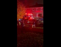 Car runs into guys house 