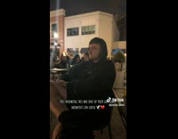 Teary-Eyed Man Watches Band Perform On Stage