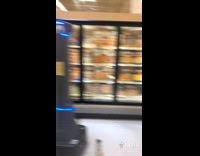 Collab BitchMP - Guy traps grocery store robot with juice