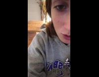 Collab BitchIG2 - Girl in grey hoodie why are you doing school