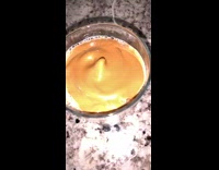 Dalgona coffee glass cup flash 