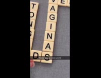 Mom uses inappropriate scrabble words