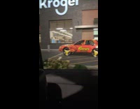 Car customized with Reese's at parking lot