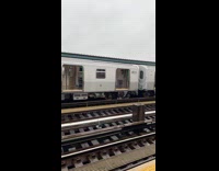 Train doors wrong side opened at station