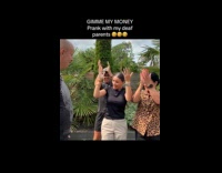 Collab ClipsIG - Gimme my money prank with deaf parents