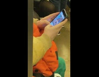 Guy swipes right and likes womens profiles on Tinder