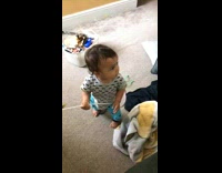 Collab BitchIG2 - Toddler boy copying his dad